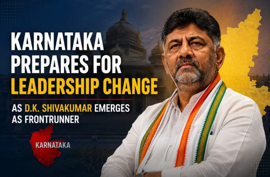 DK Shivakumar leadership change in Karnataka political transition and government formation