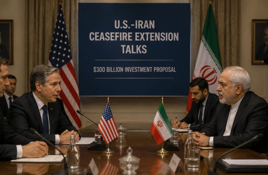 US and Iran officials in diplomatic ceasefire extension talks amit $300 billion investment proposal