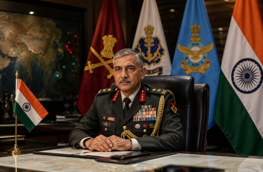 General N.S. Raja Subramani Assumes Role as India’s New Chief of Defence Staff