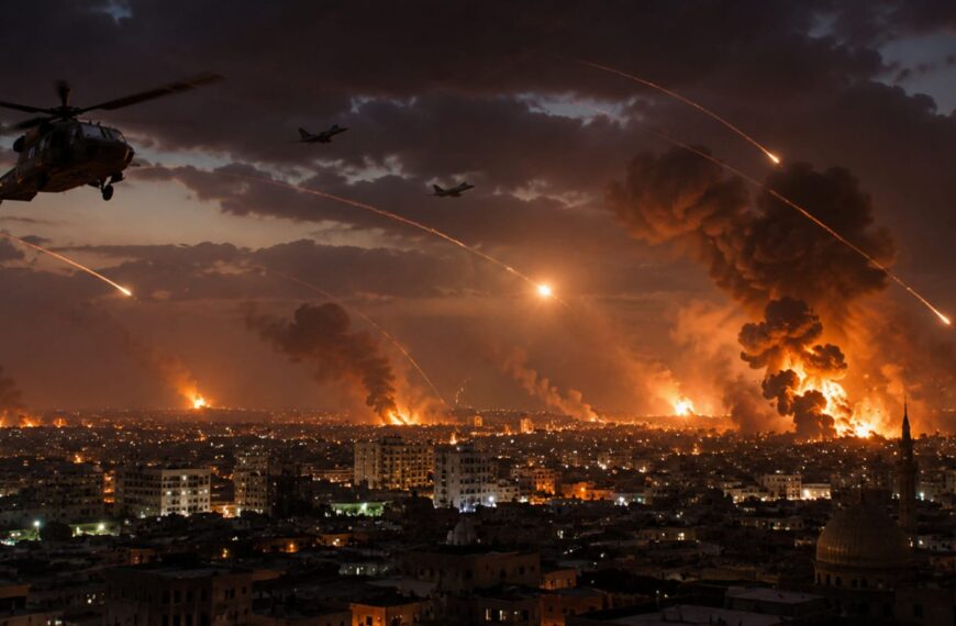 Middle East conflict escalation amid military tension