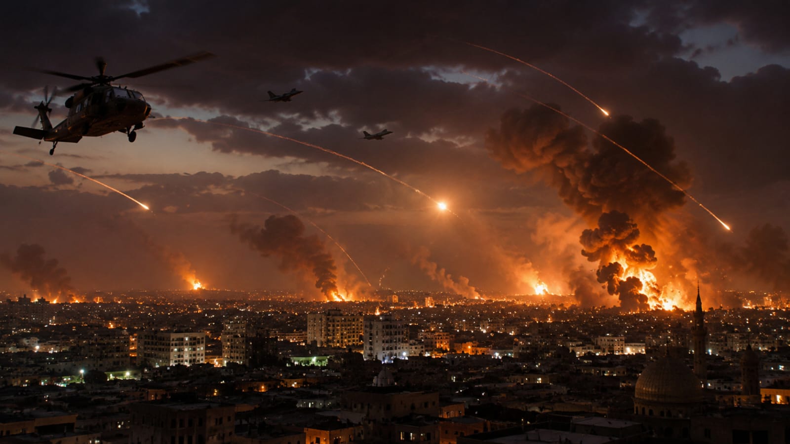 Middle East conflict escalation amid military tension