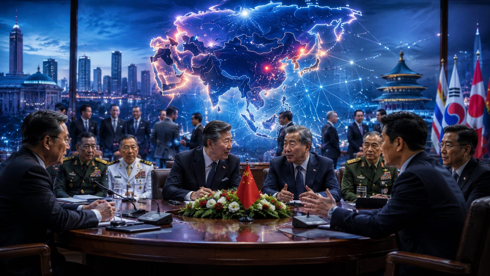 Asia diplomatic summit and security developements acress East asia