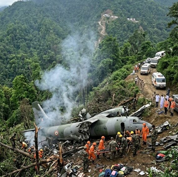  Indian Air Force AN-32 Crash in Assam: Five Personnel Lose Lives