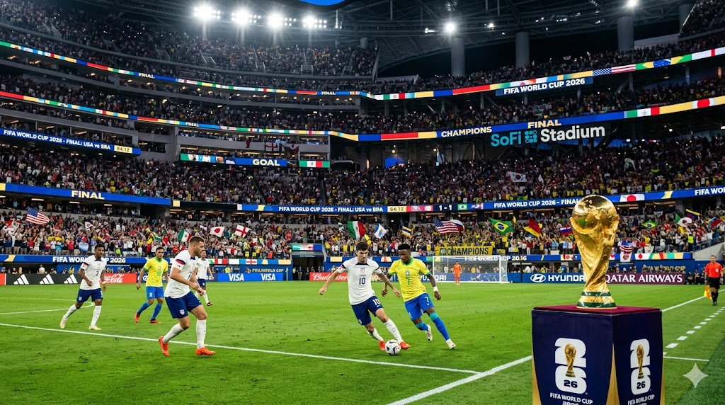 FIFA World Cup 2026 football stadium match action