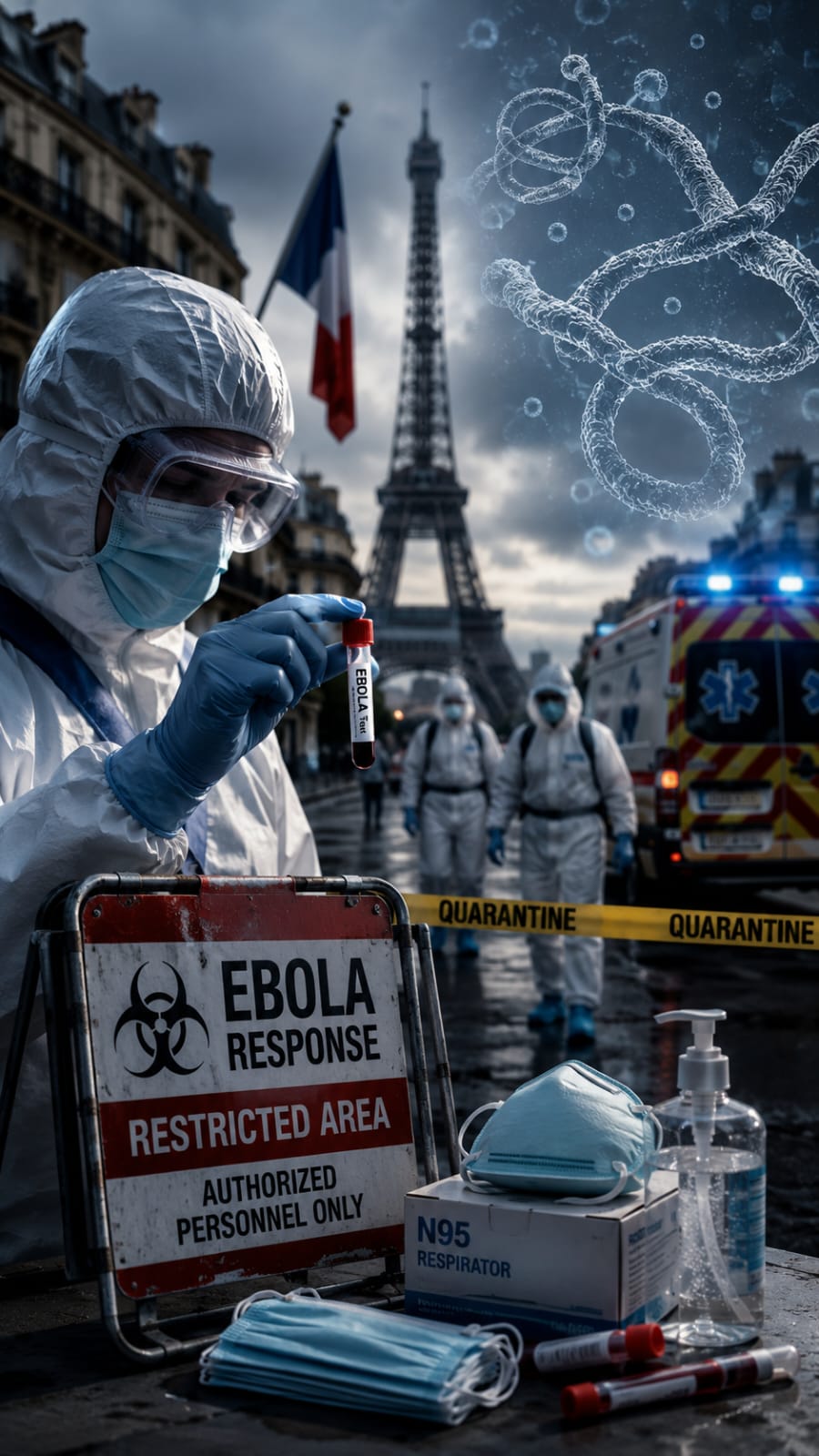France reports first domestic Ebola case with emergency health response teams