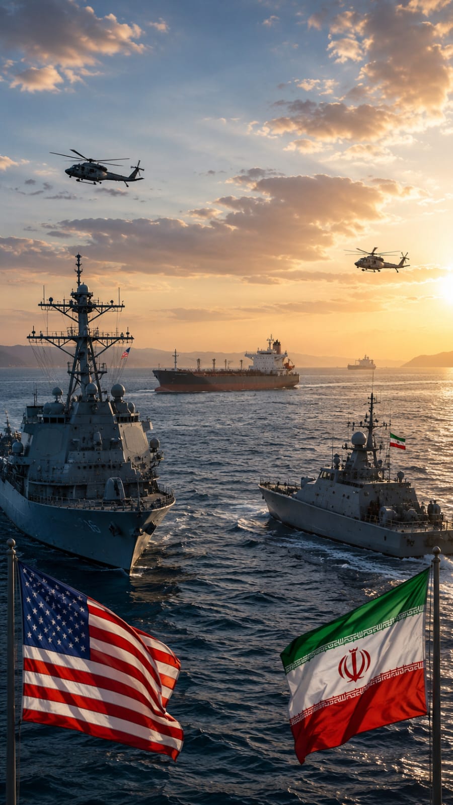 U.S. and Iran maritime ceasefire in the Strait of Hormuz