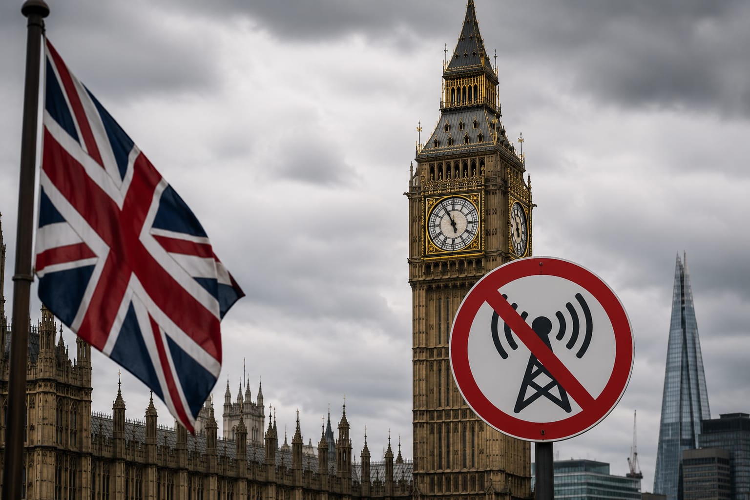 UK blocks Chinese telecom deal over national security concerns.